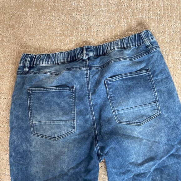 Warehouse One Mens Denim Jogger - Picture 4 of 6